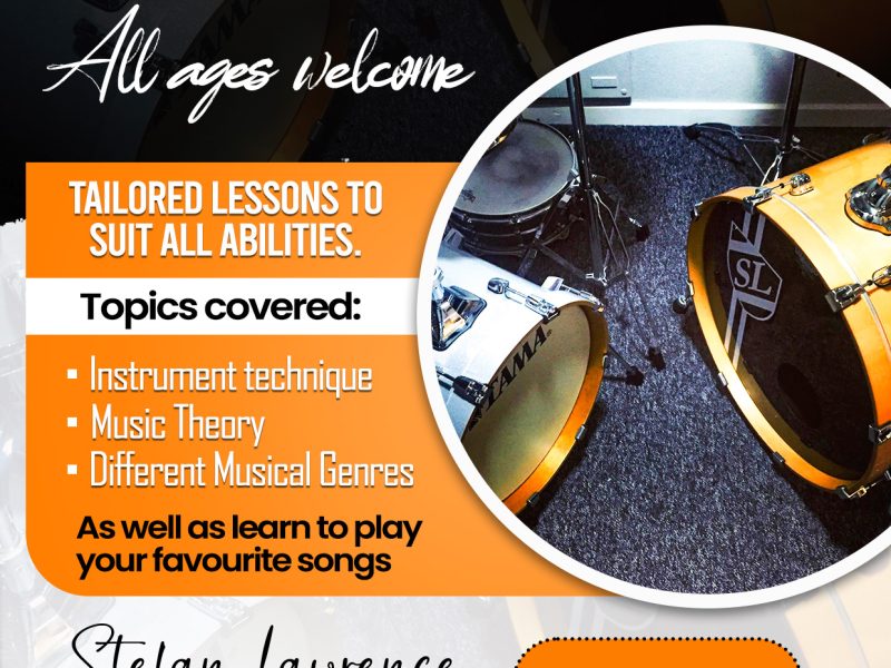 Drum Lessons with Stefan Lawrence - Cape Town